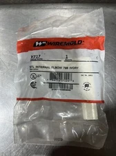 Wiremold Legrand V717 Ivory 2-3/4" 90-Degree Raceway Internal Inside Elbow Nos