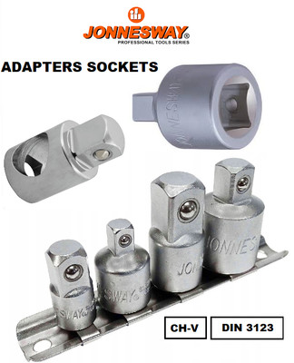 Jonnesway 1 4 3 8 1 2 3 4 1 Adapters Sockets Any Size Ratchet Din3123 Ch V Ebay