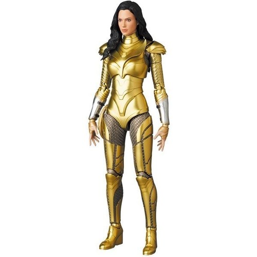 MAFEX 148 Wonder Woman 84 Action Figure Golden Armor Ver Medicom Toy New Sealed - Picture 5 of 14