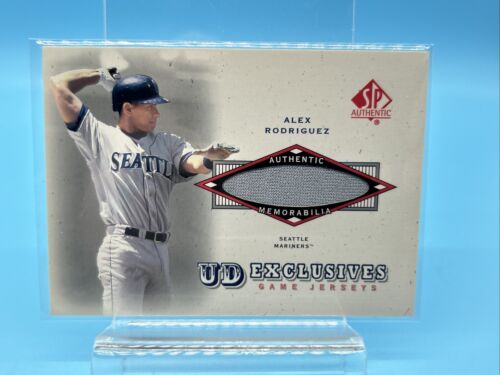 2001 SP Authentic Upper Deck Exclusives Game Used Jersey Alex Rodriguez #UD-AR