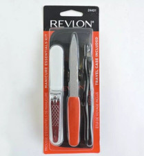 Revlon 24431 Manicure Essentials Kit Includes Travel Case Sealed File Clippers