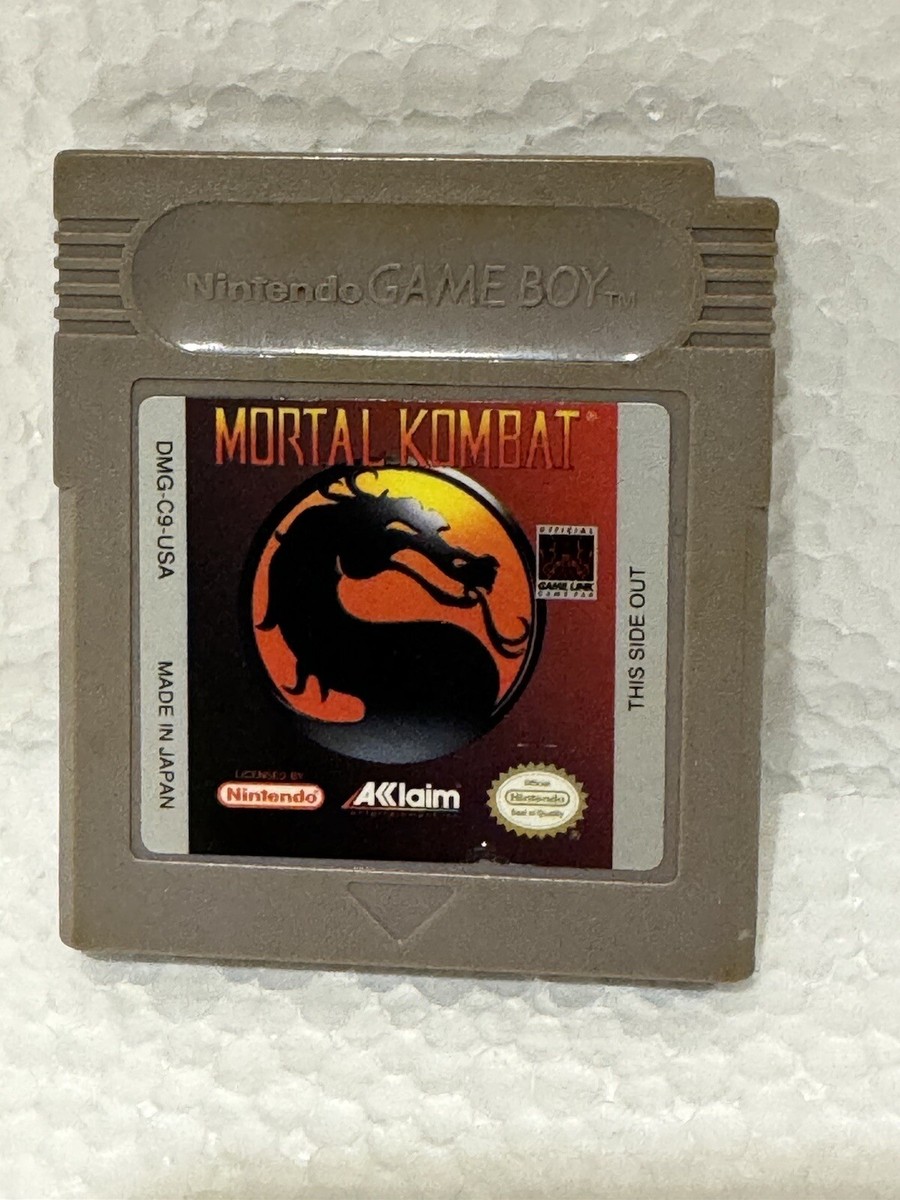Mortal Kombat (Nintendo Game Boy, Gameboy) Authentic Tested