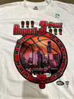 1998 Vintage NBA Chicago Bulls Championship Repeat 3-Peat T-Shirt XL Never Worn — photo 2