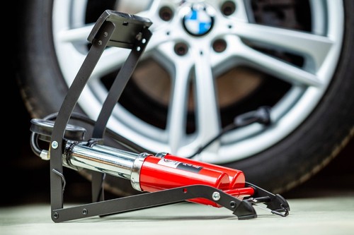 Premium Foot Air Pump Gauge Double Barrel 10Bar 140 Psi Car Bike Motorhome225000 - Picture 3 of 10