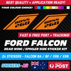 <!--F#f_0-->FORD FALCON BOSS 260 REAR SPOILER / WING STICKER DECAL KIT - BA / BF / XR8<!--F/-->