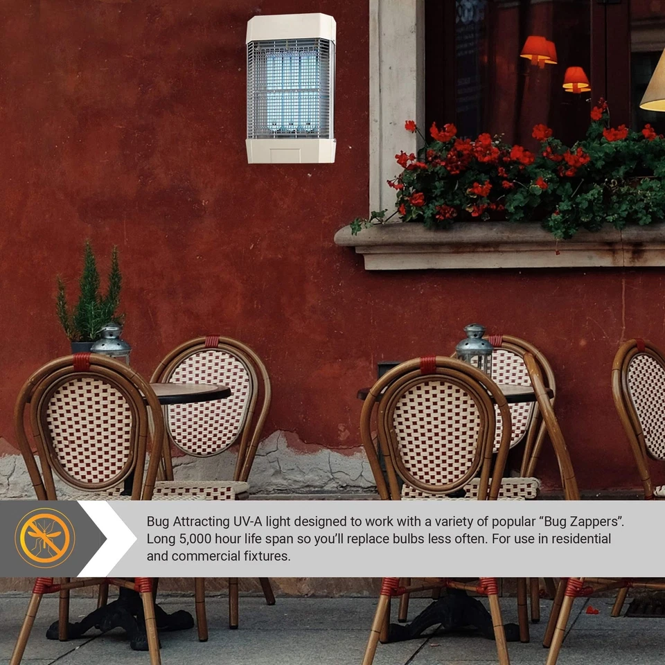 SUNLITE 40487-SU FUL40T8 Fluorescent Black Light Bulbs, 40 Watts, GX10q 4-Pin... - Image 3 of 4