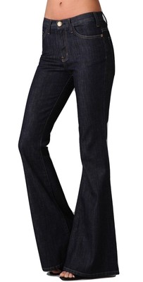 Current/Elliott The High Rise Bell Flare Bootcut Jeans Pants