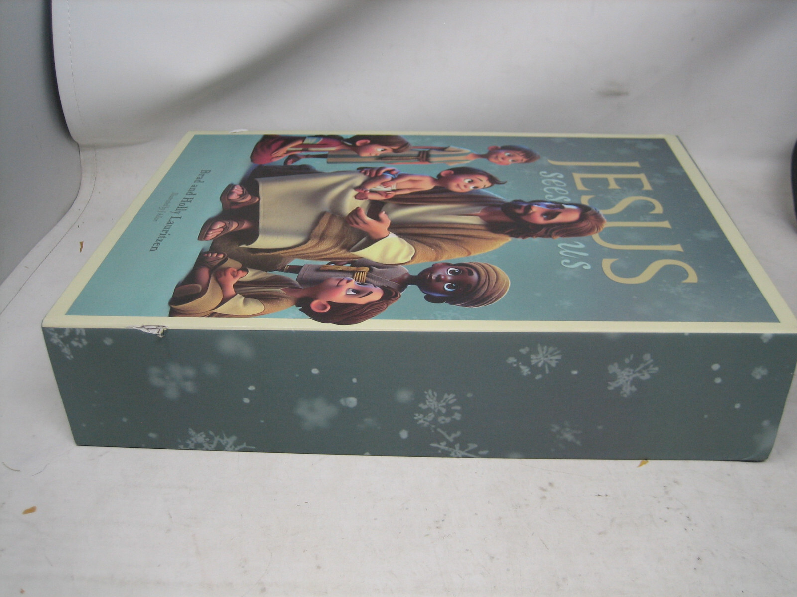 SUPER RARE JESUS SEE'S US 12 " FIGURE + BOOK BY BRAD & HOLLY LAURITZEN 2024 GOD