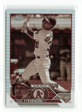 CAL STEVENSON #199 RC 2023 TOPPS ATHLETICS SEPIA