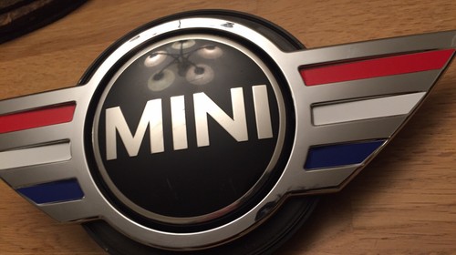 bmw mini R60 R61 countryman paceman tailgate boot badge Union jack inserts - Picture 2 of 11