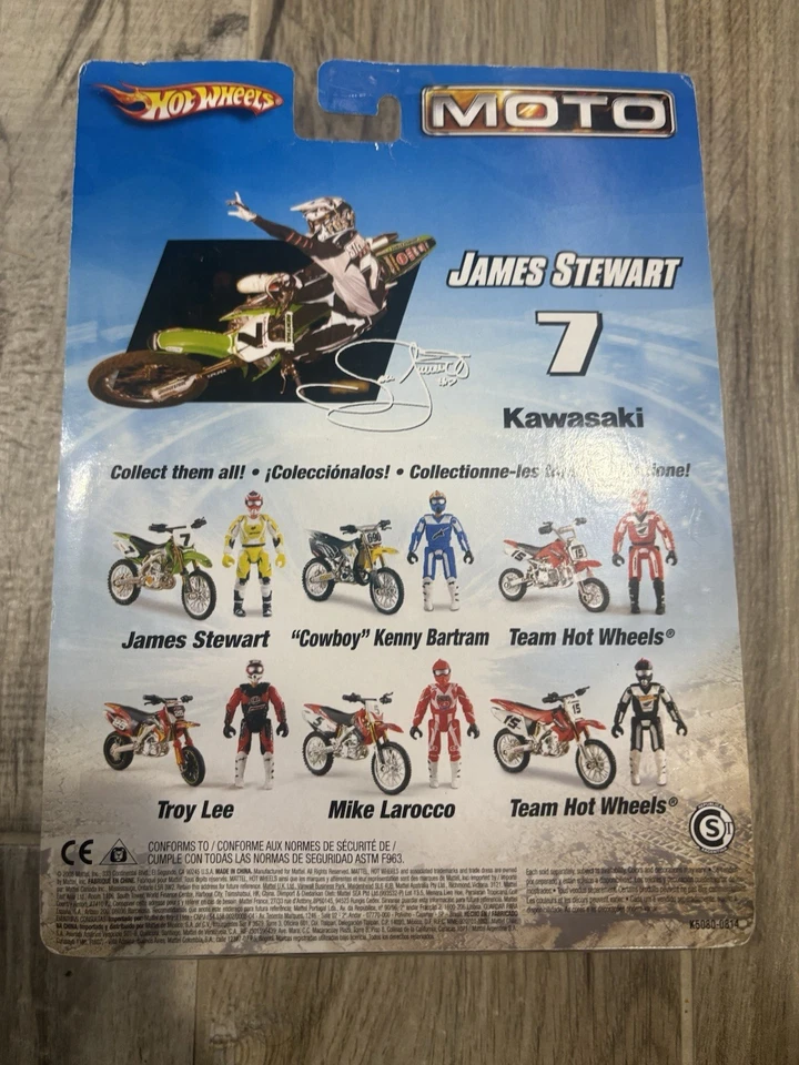 James Stewart Hotwheels MOTO Foto 2 de 2