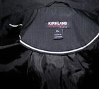 Kirkland sz XL Chest 48" Dk Gray Wind/Rain Resistant Trench Coat Removable Hood — photo 7