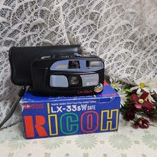 RICOH LX-33S W DATE 35mm Film Compact Camera Waterproof Used