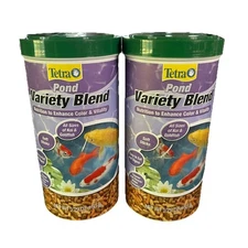 2 TetraPond Variety Blend Fish Food to Enhance Color and Vitality