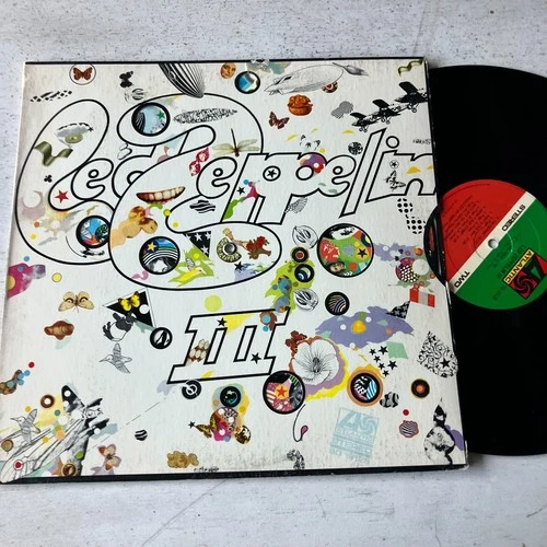 Led Zeppelin III Vinyl LP Album 1970 Atlantic Rotating Wheel EXCELLENT COPY