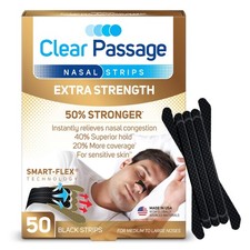 Clear Passage Extra Strength Nasal Strips 50 Ct, Nasal Dilators for Men Wome...