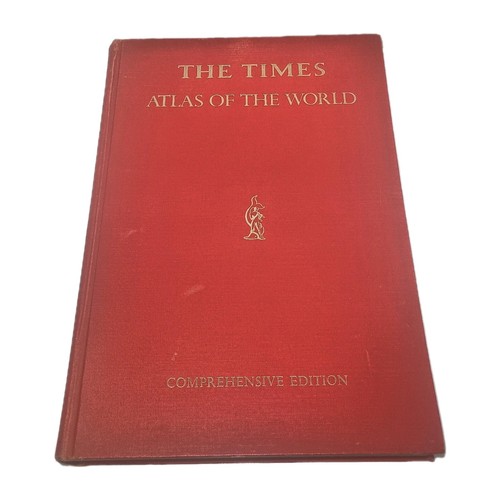 *Rare* The Times Atlas of the World Comprehensive Edition Hard Cover 1967 EUC