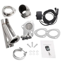 New 2.5" 63mm Remote Electric Exhaust Catback Downpipe Y-pipe Valve System