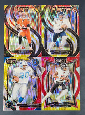 2024 Select Football RED AND YELLOW SHOCK PRIZMS You Pick - 2 Card Minimum