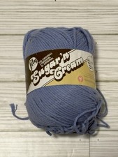 Lily Sugar  n Cream Yarn Cornflower Blue 4oz 200yds 100 Cotton