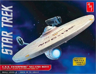 AMT Star Trek 1/537 USS Enterprise NCC-1701 Refit AMT1080'