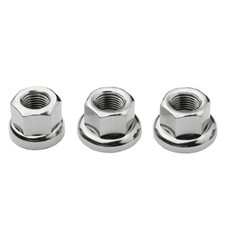 Fixed Gear Hub Nut Front Rear Drum Axle Bushing Metric9/10 3/8in 26tpi Dual Nut