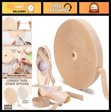 32.8 Yards Stretch Ballet Elastic Ribbon for Pointe Shoes  Dance Accessories