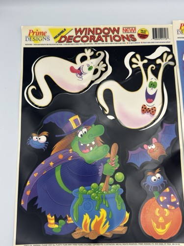 Zucche Jack-O-Lanterns vintage anni 80 90 Prime Designs Halloween usate - Foto 3 di 3