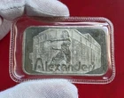 Johnson Matthey Alexander's $25 Gift Ingot - 1 troy oz .999 Fine Silver Bar