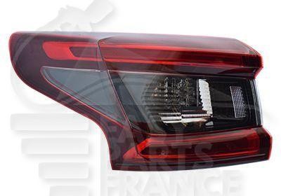 Feu arrière-gauche Nissan Qashqai 2018 2019 2020 phare rouge de remplacement