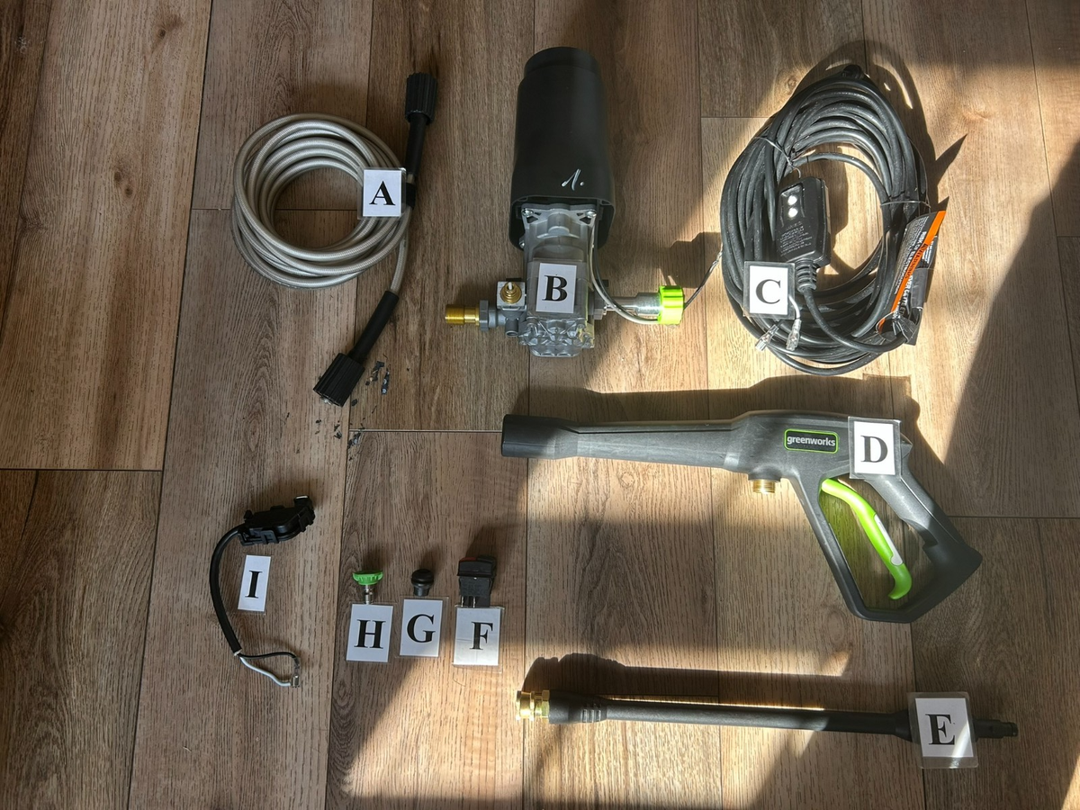 Replacement Parts for Greenworks 1800-PSI Electric Pressure Washer