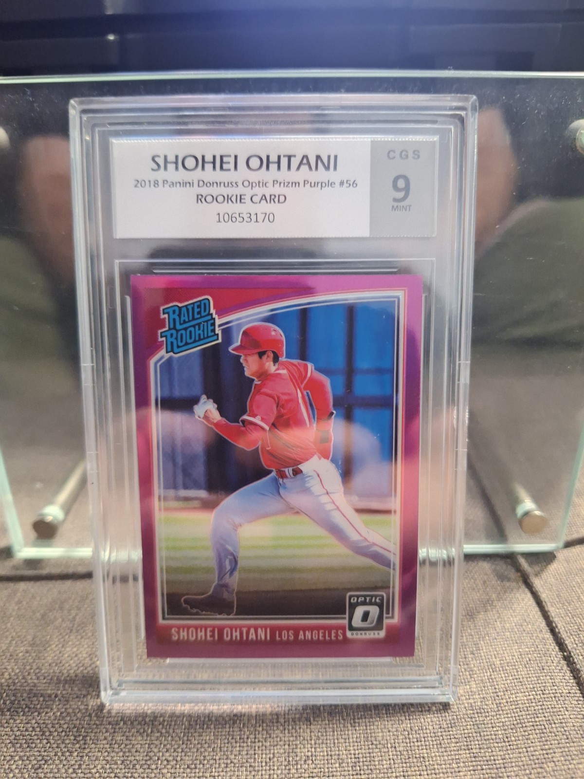Shohei Ohtani 2018 Panini Donruss Optic MLB Baseball RATED ROOKIE 