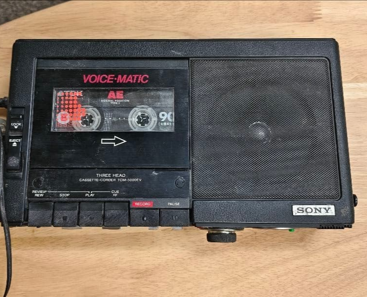 Used Sony TCM-5000EV Black Professional Cassette Recorder | eBay