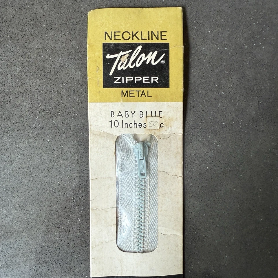 Новые из старых запасов винтажные металлические молнии с когтями | лот из 4 | 10–24 дюйма | сделано в США - Изображение 2 из 4