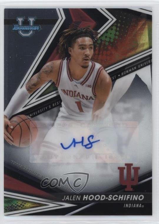 2022-23 Bowman U Best of 2022-23 Jalen Hood-Schifino #BOA-JHS Auto 4z8