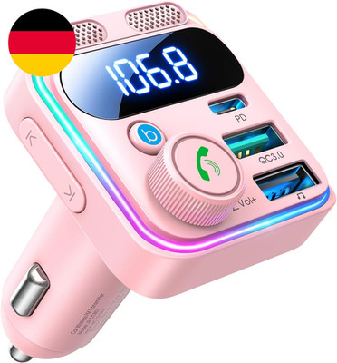JOYROOM 81W Bluetooth Adapter Auto,【45W PD & Bass Hi-Fi Stereo】 2026 Version FM