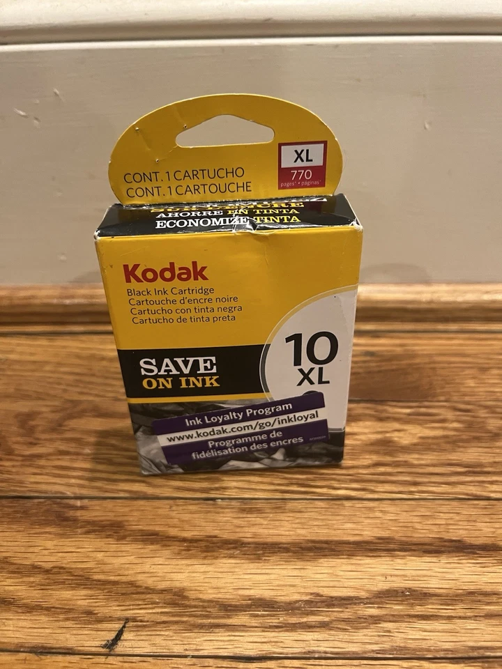 Kodak 10C Colour Ink & Kodak 10XL Black Cartridge New & Sealed - 420 & 770 Pages - Image 3 of 4