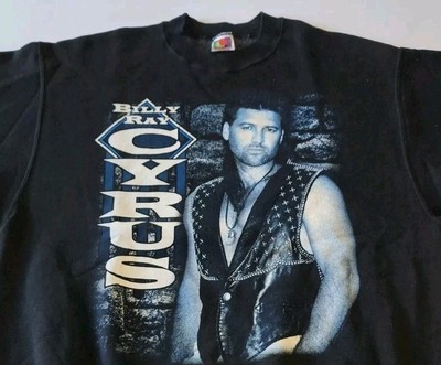 Vtg 90s Billy Ray Cyrus Sweater Mens L Country Crewneck Band Richard Southern