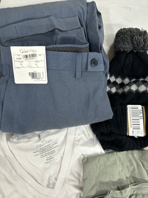 Mens Clothing Wholesale Lot,ADIDAS,CALVIN KLEIN,AMERICAN RAG,more, 18 items,$561