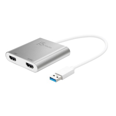 While Stocks Last - J5 Create JUA365 USB 3.0 auf Dual HDMI Multi-Monitor Adapter