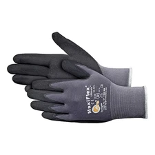 MaxiFlex 34-874 Ultimate Gloves Black Nylon/Nitrile – Industrial Work Gloves Med