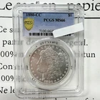 1880-CC  Morgan Silver Dollar $1 PCGS MS66 $1 US Coin Uncirculated
