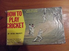 S/C CRICKET BOOK HOW TO PLAY CRICKET 1973 PETER PHILPOTT  * MUST SEE *