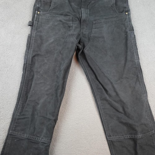 Carhartt Overalls Mens 36x34 Canvas Double Knee Workwear Utility 102776-001 - Picture 3 of 10