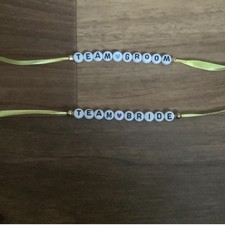 Image of Bridal Shower Theme Bracelets - Team Bride/Team Groom