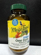 Megafood Men's 55+, One Daily Multivitamin 19 Nutrients 72 Tablets Exp.04/2028.