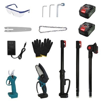 4 in 1 Cordless Pruning Shear and Electric Chainsaw With Max 5.5FT Extension Pol