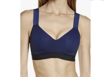 Natori 751245 Dynamic Contour Underwire Sports Bra Size 32D Navy/Black