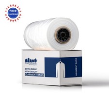 Garment Bags Clear Protect Clothes Dust Dirt Wrinkles Damage 240 Count Perfect