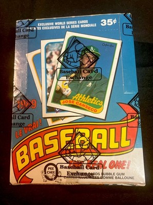 1989 O-Pee-Chee Unopened Wax Box BBCE Wrapped 48 Unopened Wax Packs OPC Tuff Box